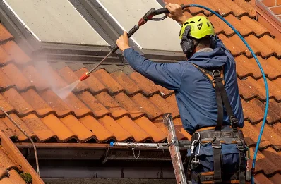 Démoussage et hydrofuge de toiture à Livet